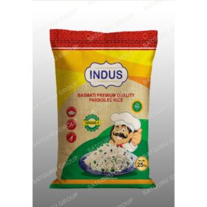 INDUS BASMATI PARBOILED RICE - 25KG (TLSM) BAG