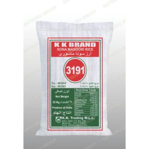 KK 3191 SONA MASOORI RICE-35KG PPBAG