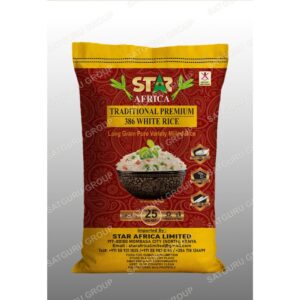 STAR AFRICA TRADITIONAL PREMIUM 386 WHITE RICE - 25KG BAG